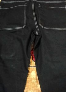 Men's Black Cargo Jeans
