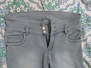 Stylish Grey Denim Jeans