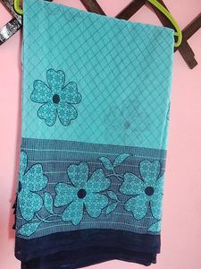 Georgette Saree New No Tag