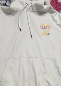 AMIRI Cream Crane Hoodie