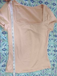 women's pullover t-shirt Chic Square Neck T-Shirt