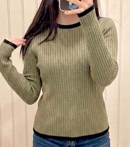 Olive Green Knit sweater