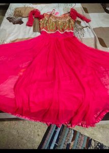 Stunning Pink Ethnic Gown