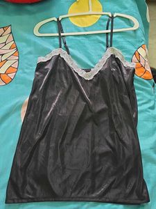 Sexy Satin Lace Trim Camisole