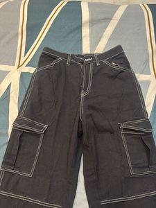 H&amp;M Black Cargo Pants