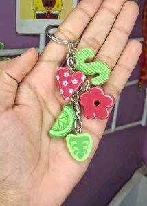 Personalised Initial & Charms Bagcharm | Keychain