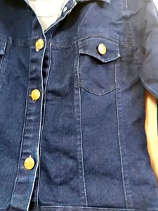 Classic Dark Wash Denim Jacket