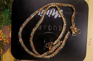 Colorful Gemstone Anklet
