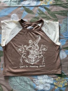 Graphic Crop Top
