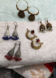 Ethnic Jhumka Hoop Earrings