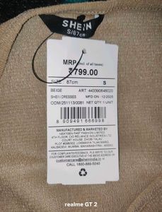 Shein Cute Asymmetrical Neck Layered Hem Mini dres