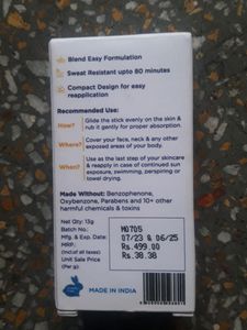UNDRY Sunscreen Stick