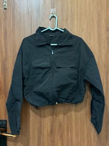 Stylish Black Cropped Jacket