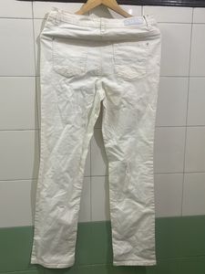 Classic White Denim Jeans