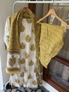 Beautiful Floral Print Kurta Set Afghani salw