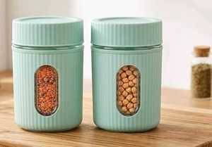 Set of 2 Food/Nut Storage Containers