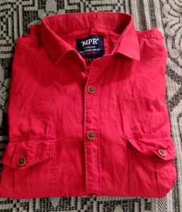 Men's Red Casual Shirt like new