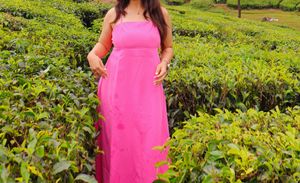 Vibrant Pink Maxi Dress