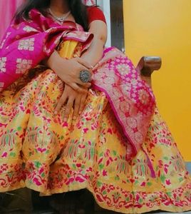 Vibrant Banarasi Silk Saree