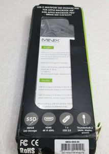 MINIX NEO Storage Pro, USB-C Multiport 480GB SSD S