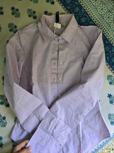 Lavender Button-Up Shirt