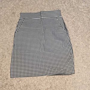 Classic Gingham Mini Skirt