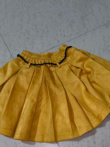 Cute Yellow Skirt Set