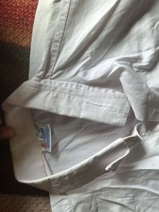 Men's Classic White Button-Down Shirt