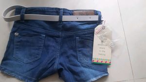 Brand New Soft Denim Shorts for Girls