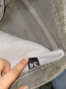 Gray Slim Fit Jeans