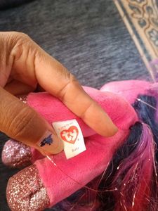 Cute Pink Plush Pony Toy