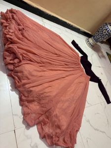 Beautiful Peach Lehenga choli
