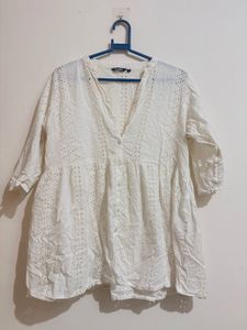 Zudio Boho Eyelet Tunic Top