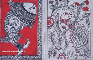 Combo Offers 🥳🔥🎉Madhubani Art Work Handmade