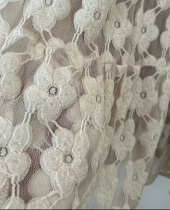 Floral Lace Tiered Maxi Skirt