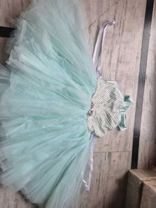 Stunning Teal Tulle frock 5 year girl