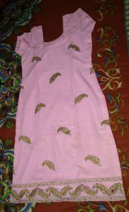 NEW Pink salwar suit set - 3 piece - { not used }