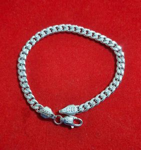 Elegant Silver Chain Bracelet