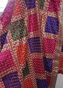 Pure Phulkari Duppata