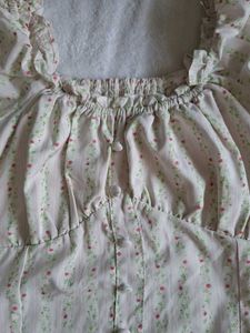 Cute Floral Puff Sleeve Top