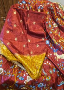 Beautifully Printed Ethnic Micro Cotton Silk Langh