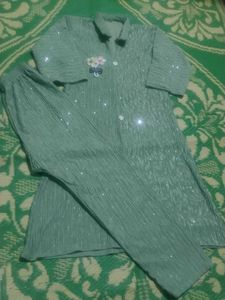 Sparkling Mint Green Co-ord Set