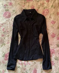 Black Button-Up Shirt