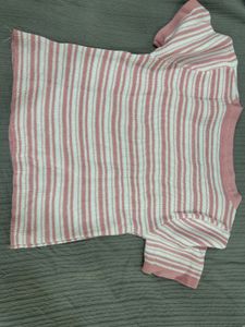 Striped Knit Top