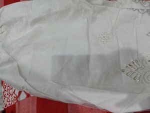 White Kurta with Dupatta