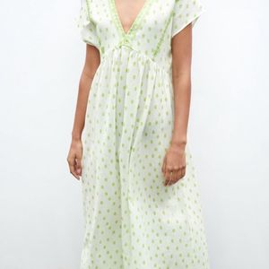 Zara New Limited Editon Floral Printed Maxi Dress