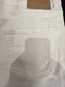White Denim Cutoff Shorts