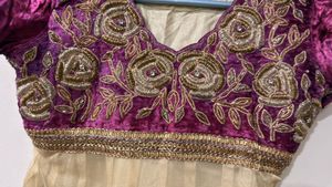 Beautiful Velvet and Net Suit Set