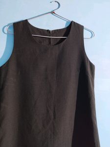 Long black One Piece dress For Girls