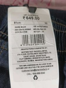 Women's Dark Wash Denim Maxi Skirt